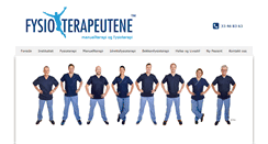 Desktop Screenshot of fysioterapeutene.com